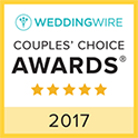 JAMMIN' DJs received the WeddingWire Couples' Choice Award in 2017.